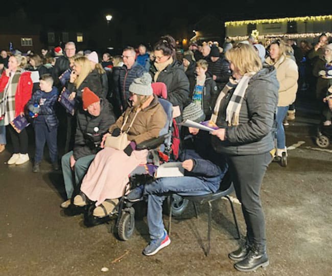 Carols in Easingwold Marketplace