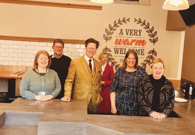 MP Visits Easingwold Community Hub